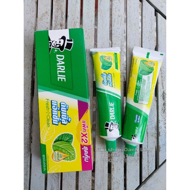 [Sỉ-Rẻ] Combo 2 Tuýp Kem Đánh Răng Darlie Ông Già Thái Lan Hộp 2 Tuýp 150g - HV040 [Lẻ-Sỉ]