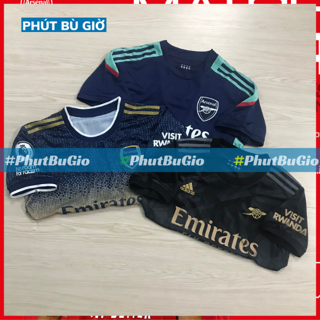 [CAO CẤP] Áo Bóng Đá Đá Banh Thể Thao CLB ARSENAL Chất POLYESTER Chuẩn Thi Đấu Mẫu Mới - Phút Bù Giờ Sport