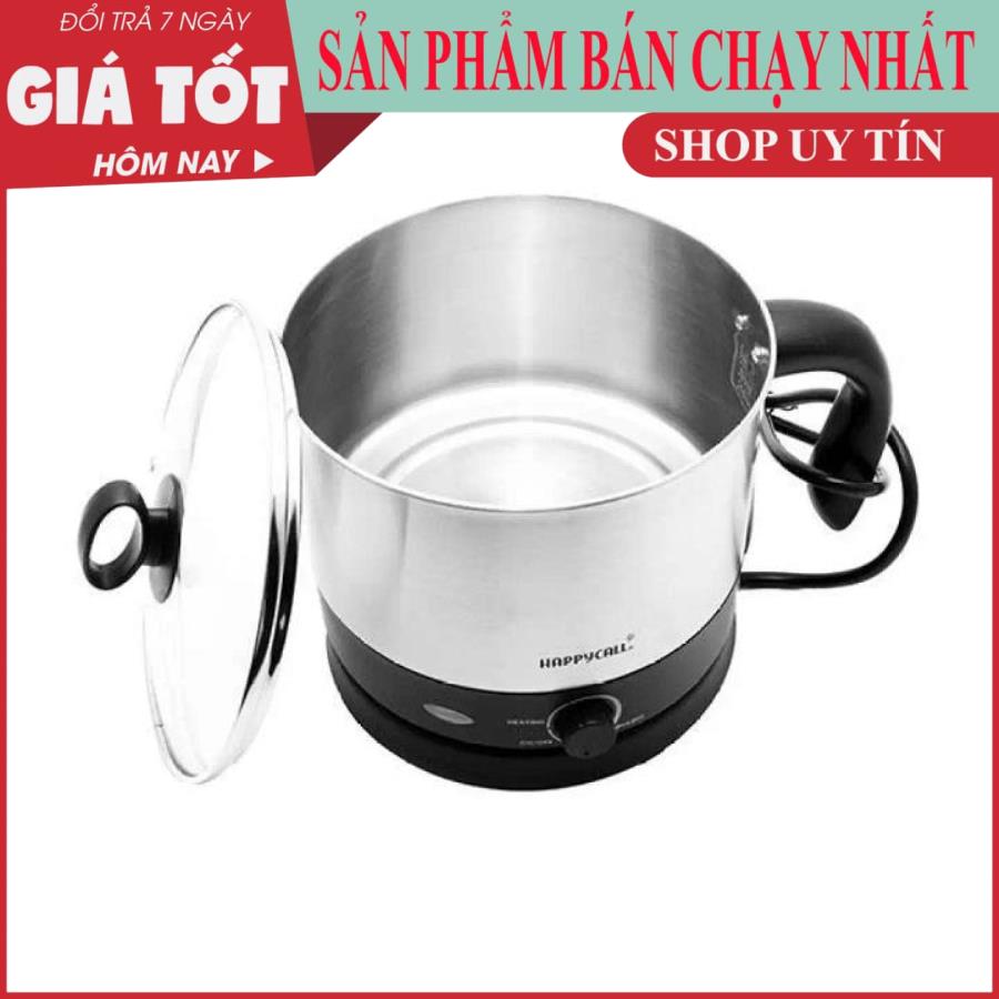 [BẢO HÀNH 1 ĐỔI 1 TRONG VÒNG 7 NGÀY] Nồi Lẩu Mini Đa Năng Happy Call, Ca Mì Happy Call Đắt Lk2, Đa Chức Năng Nấu Mỳ Nấu Lẩu Luộc Trứng Đun Nước, Bảo Hành 1 Đổi 1