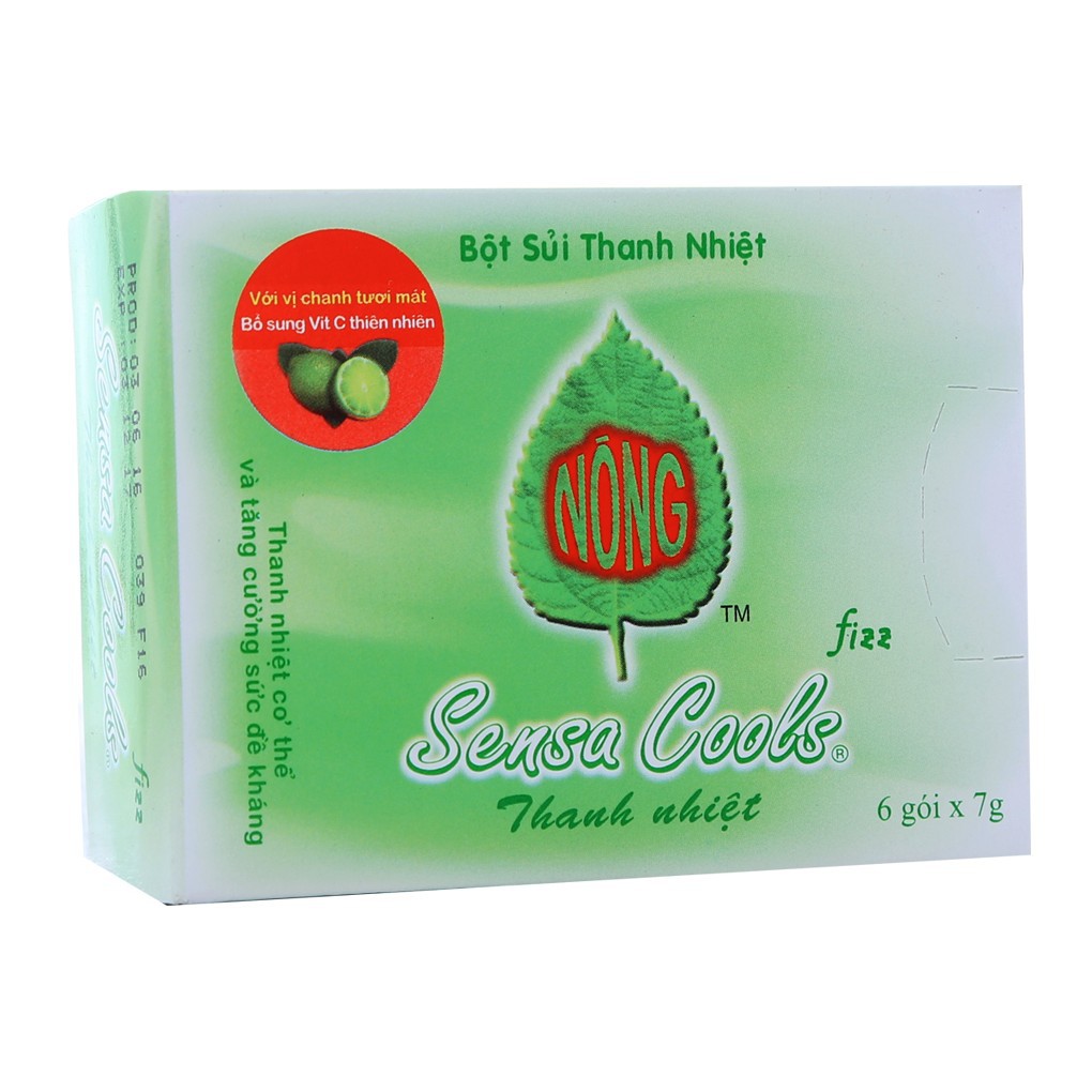 Bột Sủi Thanh Nhiệt Sensacool