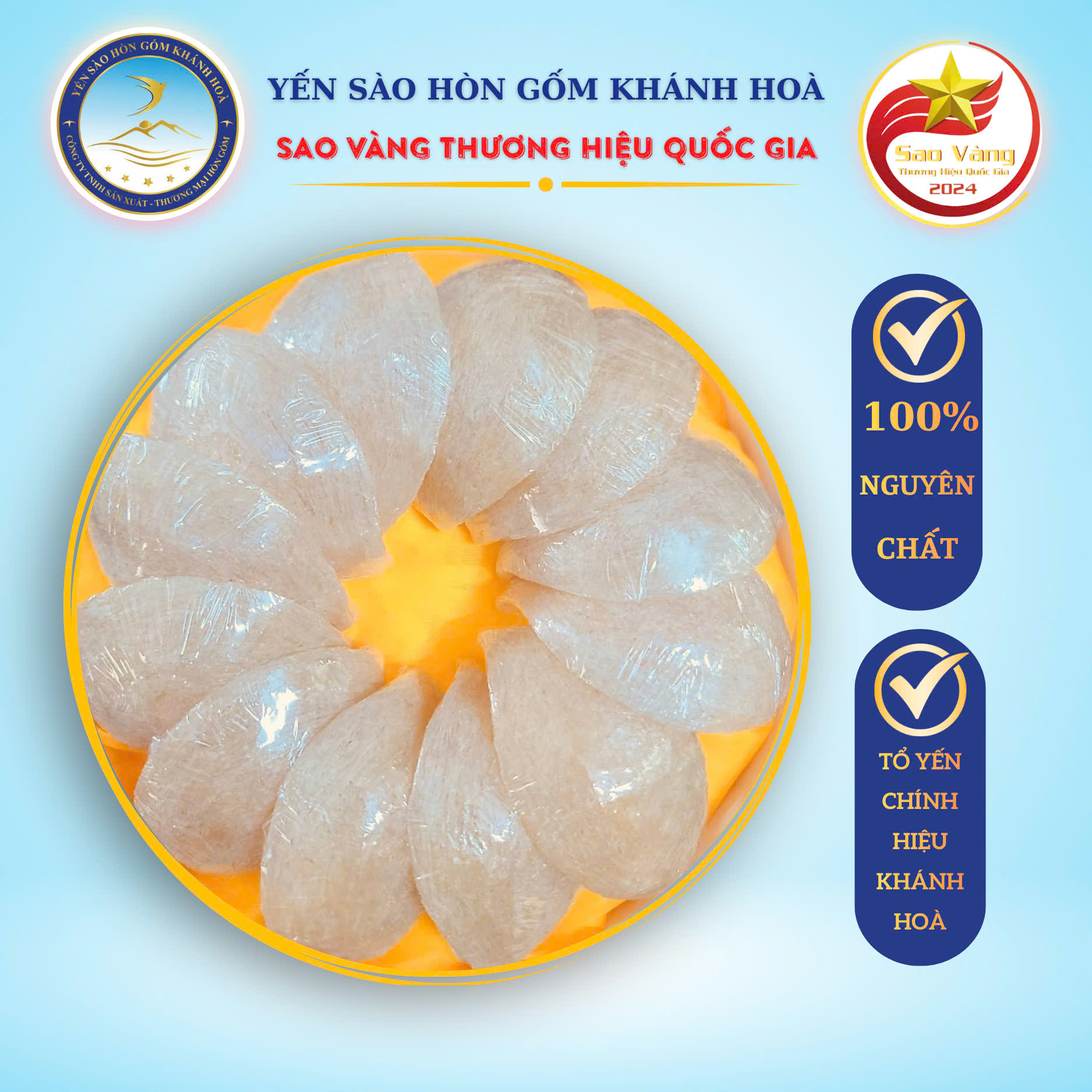 [Hgk-A5] Premium Refined Bird's Nest Shaped A5 - Genuine Khanh Hoa Ceramic Bird's Nest - Hgknest
