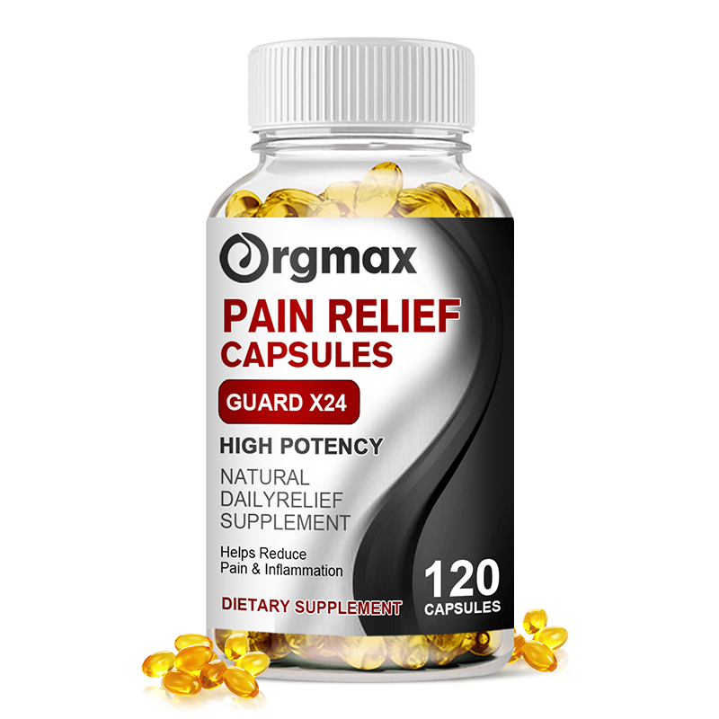 Orgmax Pain Relief Capsule Supports Joint Pain Anti Inflammatory Vegan