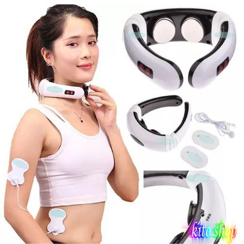 Máy Massaage cổ vai gáy Máy Massage cầm tay Máy Massage liệu cổ 3D hiệu quả Massage xung điện từ cao cấp