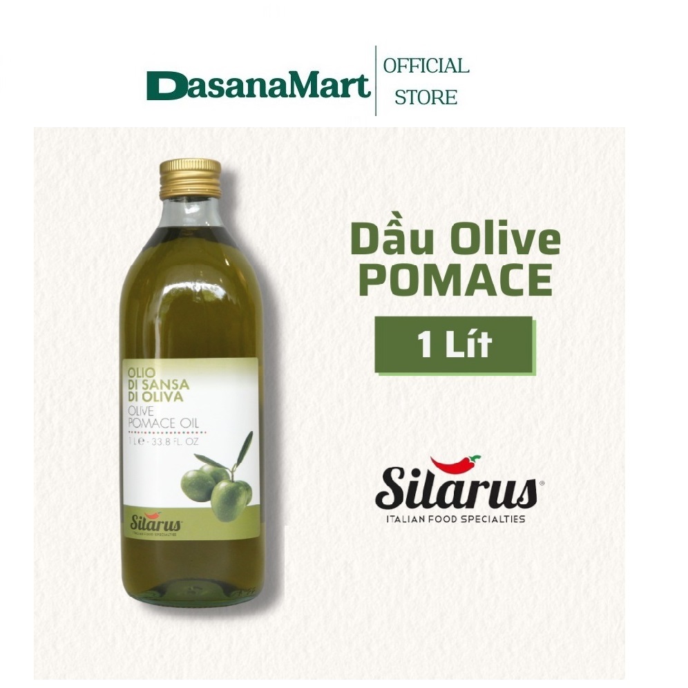 Dầu oliu nấu ăn, chiên rán Pomace Silarus 1 lít