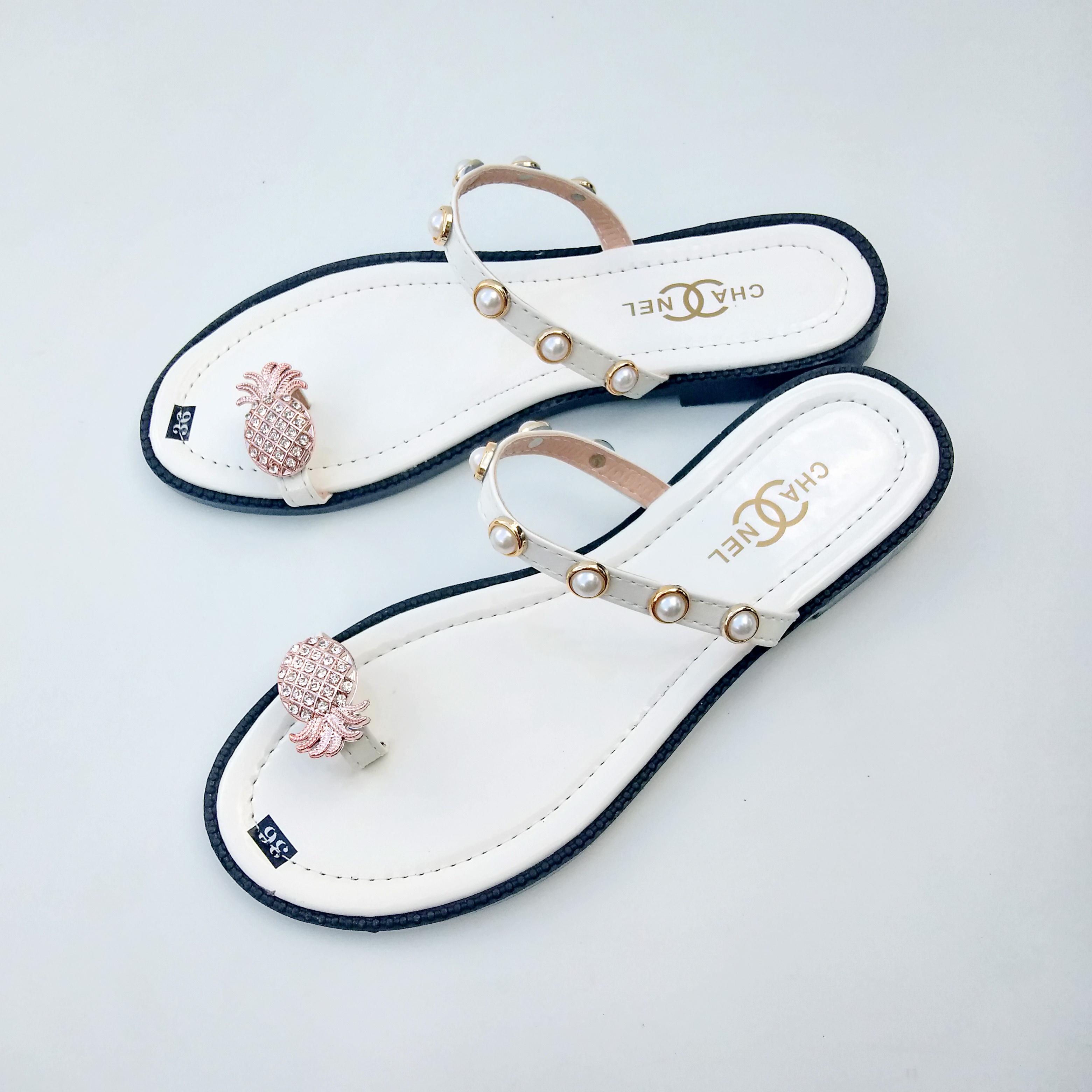 [HCM]Dép xỏ ngón đính trái thơm thời trang cao cấp Benst