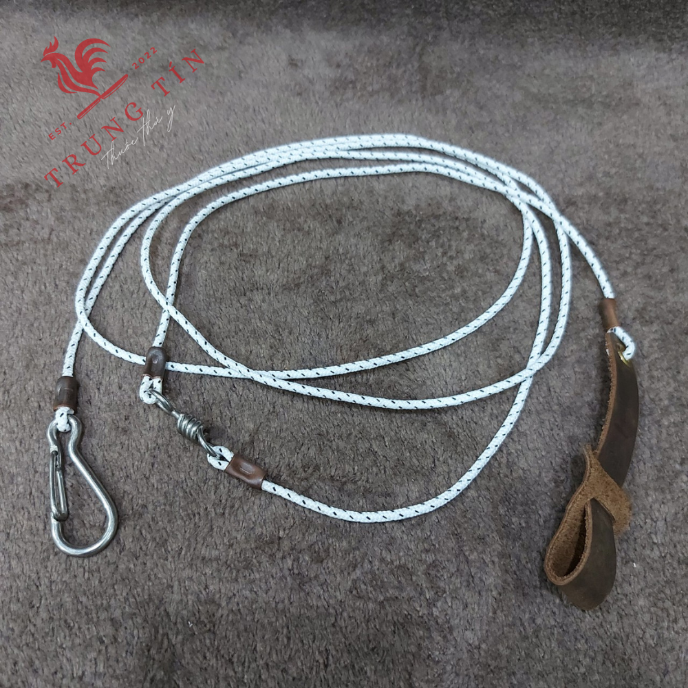 Dây cột gà bao giật ( tre , nòi đều sài được) 1 dây dài 1 mét 8 , phụ kiện gà đá