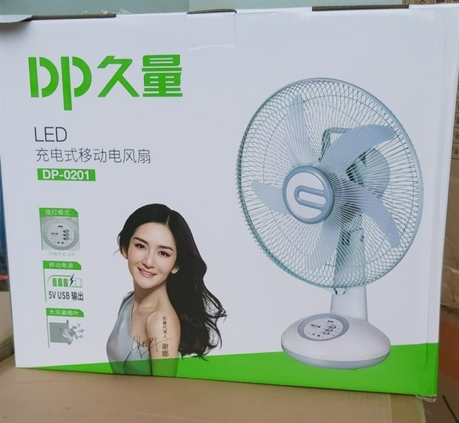 Quạt sạc tích điện dp-0201