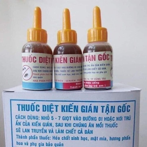 Combo 5 lọ thuốc diệt kiến gián sinh học