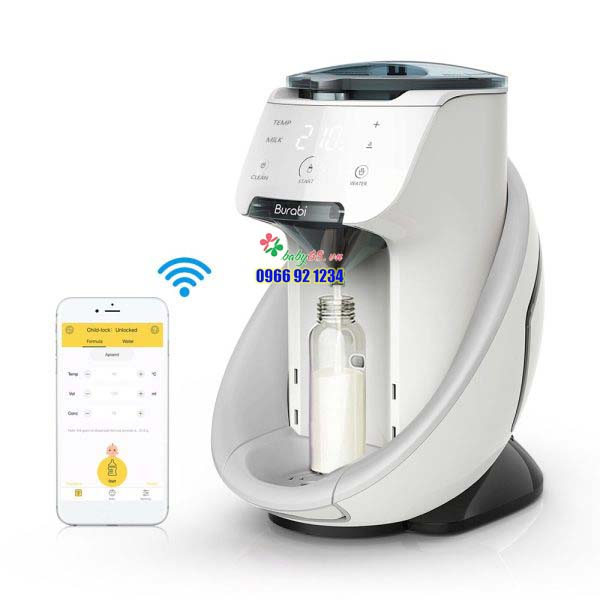 Máy pha sữa cho bé Burabi Plus/Smart/O5 bản tiết kiệm - Bảo hành chính hãng 1 năm hỗ trợ kỹ thuật trọn đời