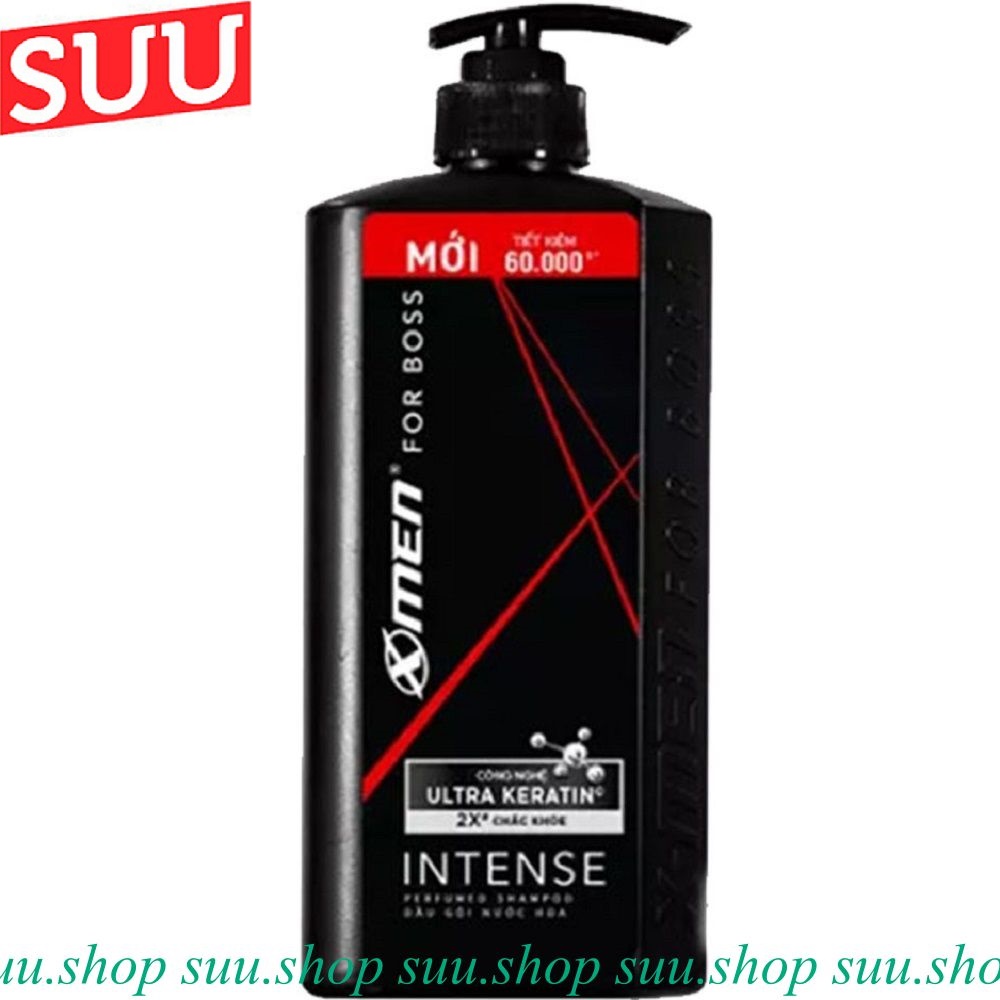 Dầu Gội Đầu 650g X-Men For Boss Intense Hương Nước Hoa Nam Tính