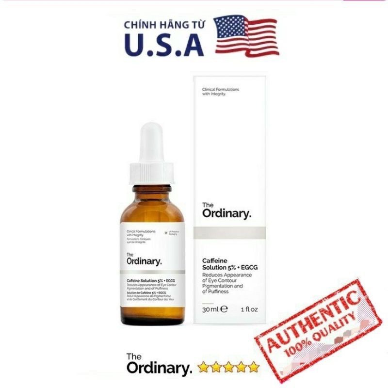 Serum mắt caffeine solution 5% + egcg - the ordinary