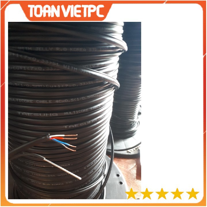 Dây cáp mạng Taesung 4 lõi có gia cường cuộn 500m