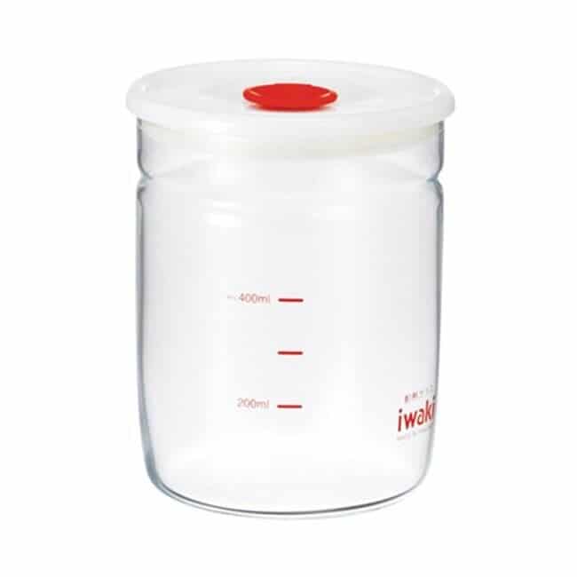 Hộp thủy tinh chịu nhiệt nắp hít hơi iwaki kt7004mp-r dung tích 550 ml