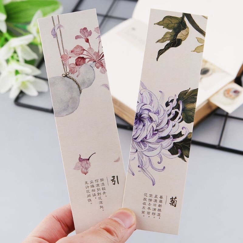 Bookmark đánh dâu sách dễ thương bộ 10 cái