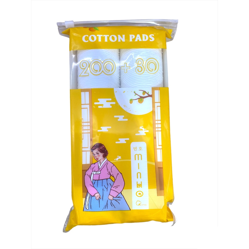 Bông Tẩy Trang MINHO  100% Cotton Pads  bông tẩy trang tròn