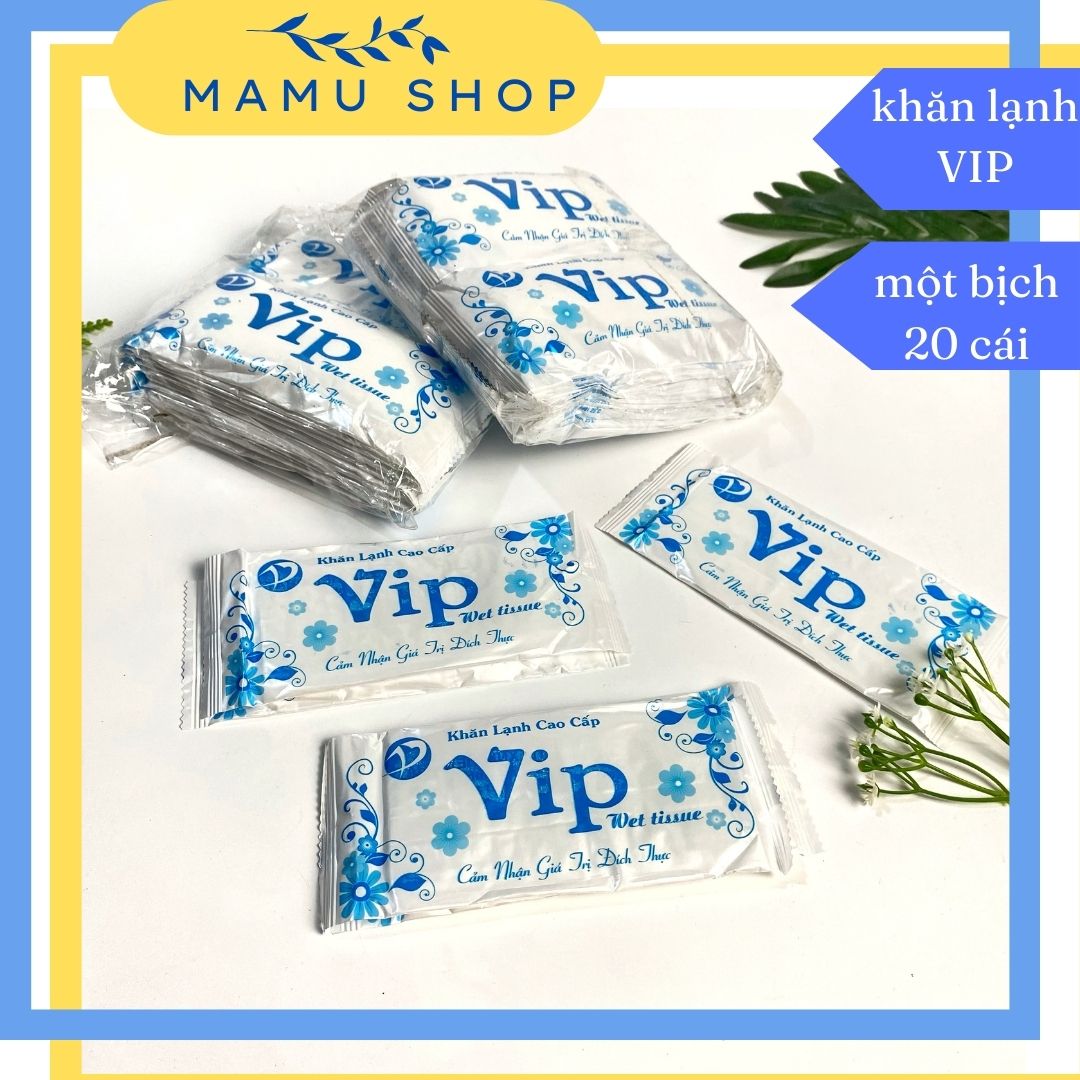Khăn lạnh dùng 1 lần loại dày bịch 20 cái vip mamu shop m177