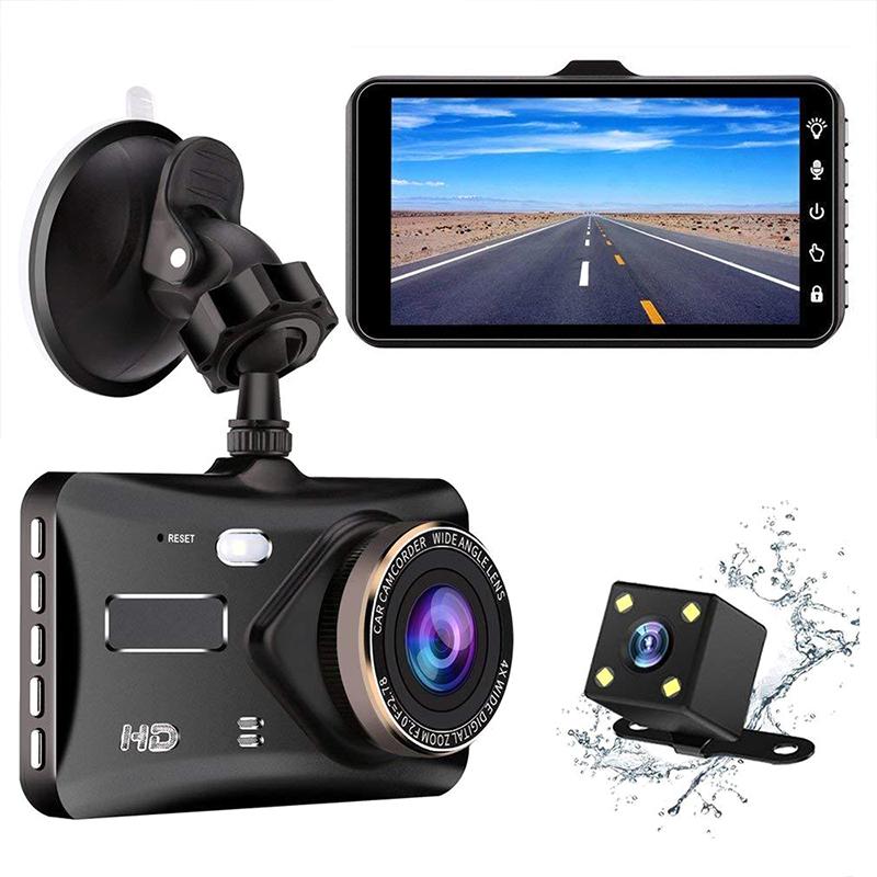 Camera ô tô 4 inch cảm ứng kiêm camera lùi tặng kèm thẻ nhớ 32gb