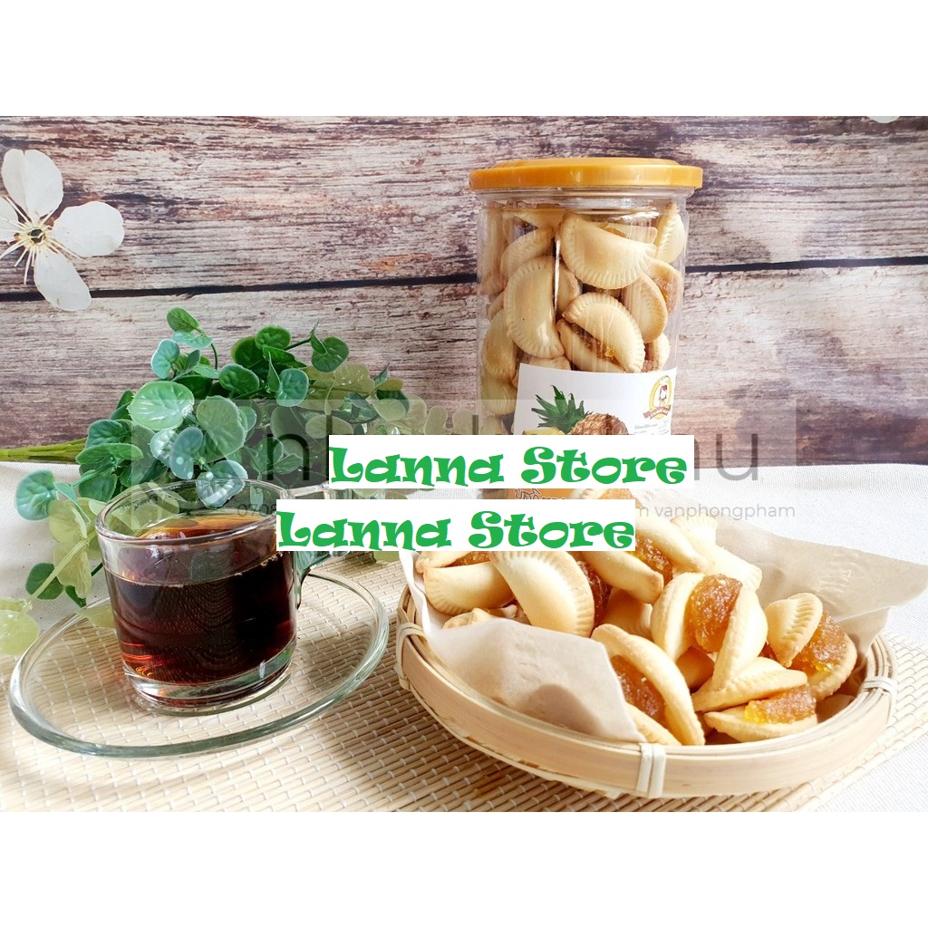 [HCM]Bánh Quy Sò Kẹp Khóm / Dứa Hộp 300gram - Thái Lan