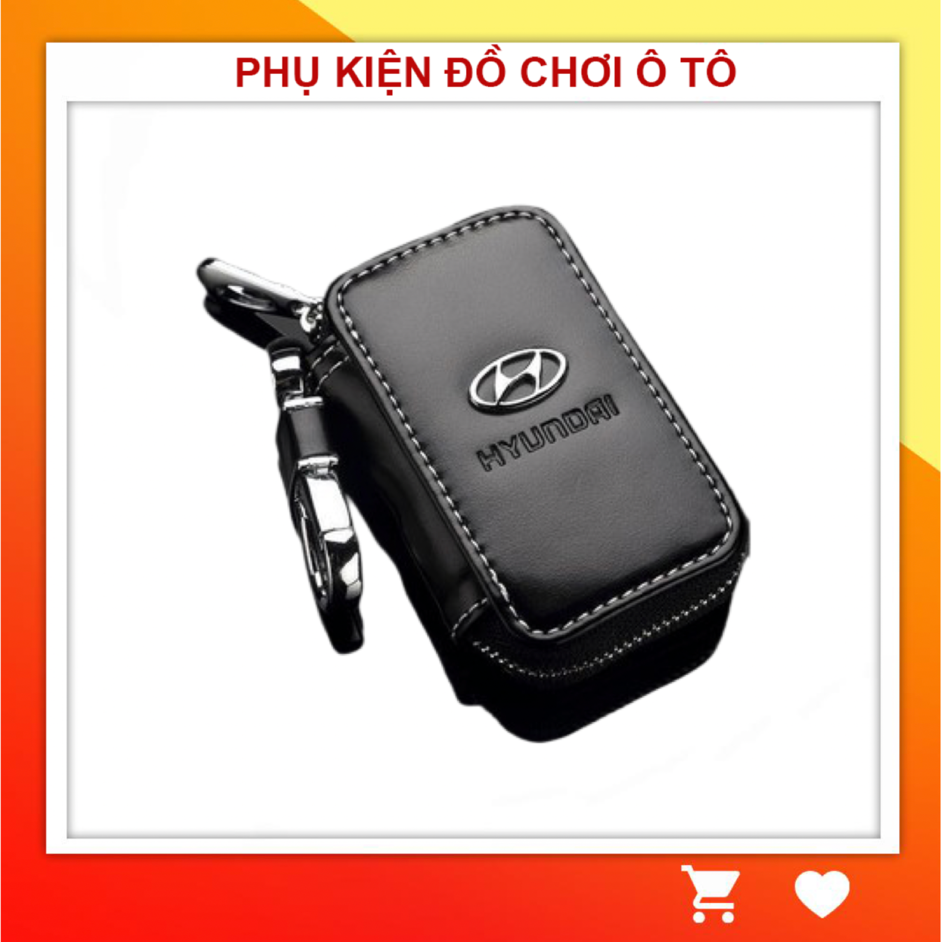 Bao da đựng chìa khoá ô tô Huyndai
