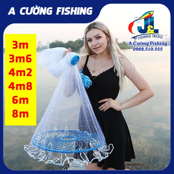 Chài cá - chài đĩa bay ufo thái lan sợi cước có đĩa chuyên bắt cá tôm a cường - cam kết bảo hành đổi trả
