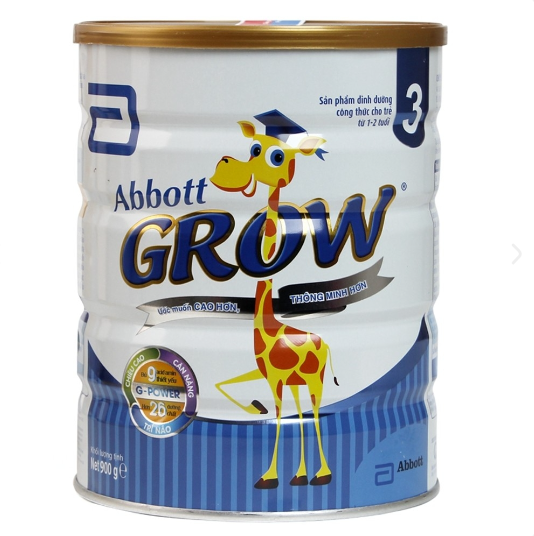 Sữa Bột Abbott Grow 3 900g 1-2 tuổi