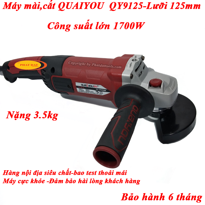 Máy mài góc quaiyou qy9125nm-công suất 1700w