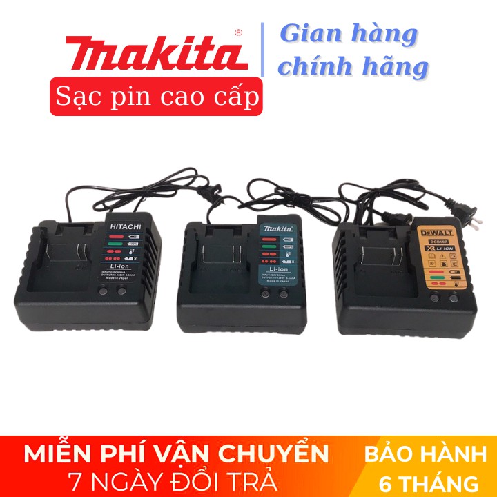 Sạc pin máy siết bulong máy khoan pin 10 cell Makita, Dewalt, Hitachi