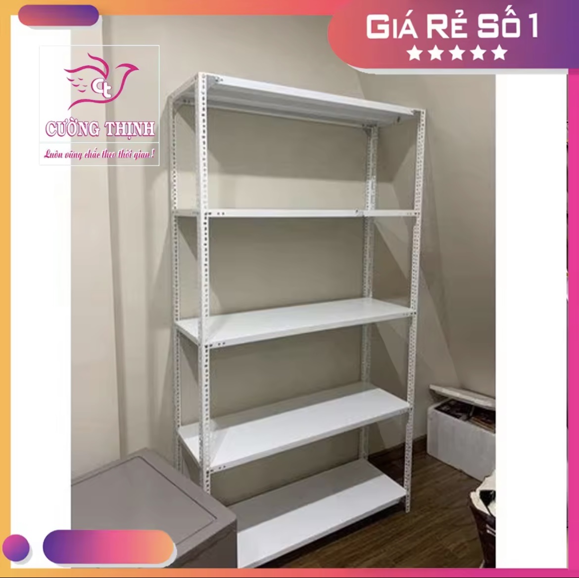 Kệ sắt v lỗ đa năng dài 0,8 m x rộng 0,3m x cao 1,2m-1,5m-2m - 4,5,6 tầng. giao hỏa tốc 1-2h tại tphcm