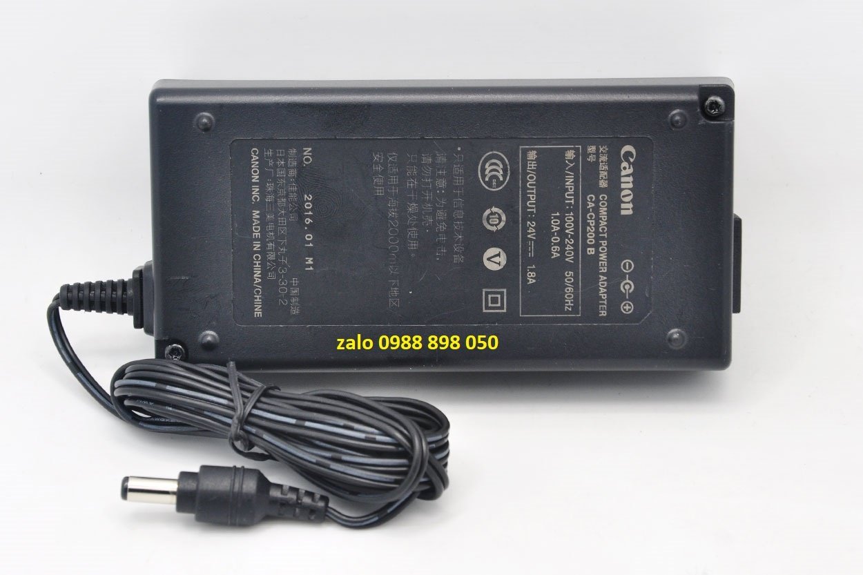 Adapter nguồn máy in ảnh canon selphy 24v 1.8a zin theo máy
