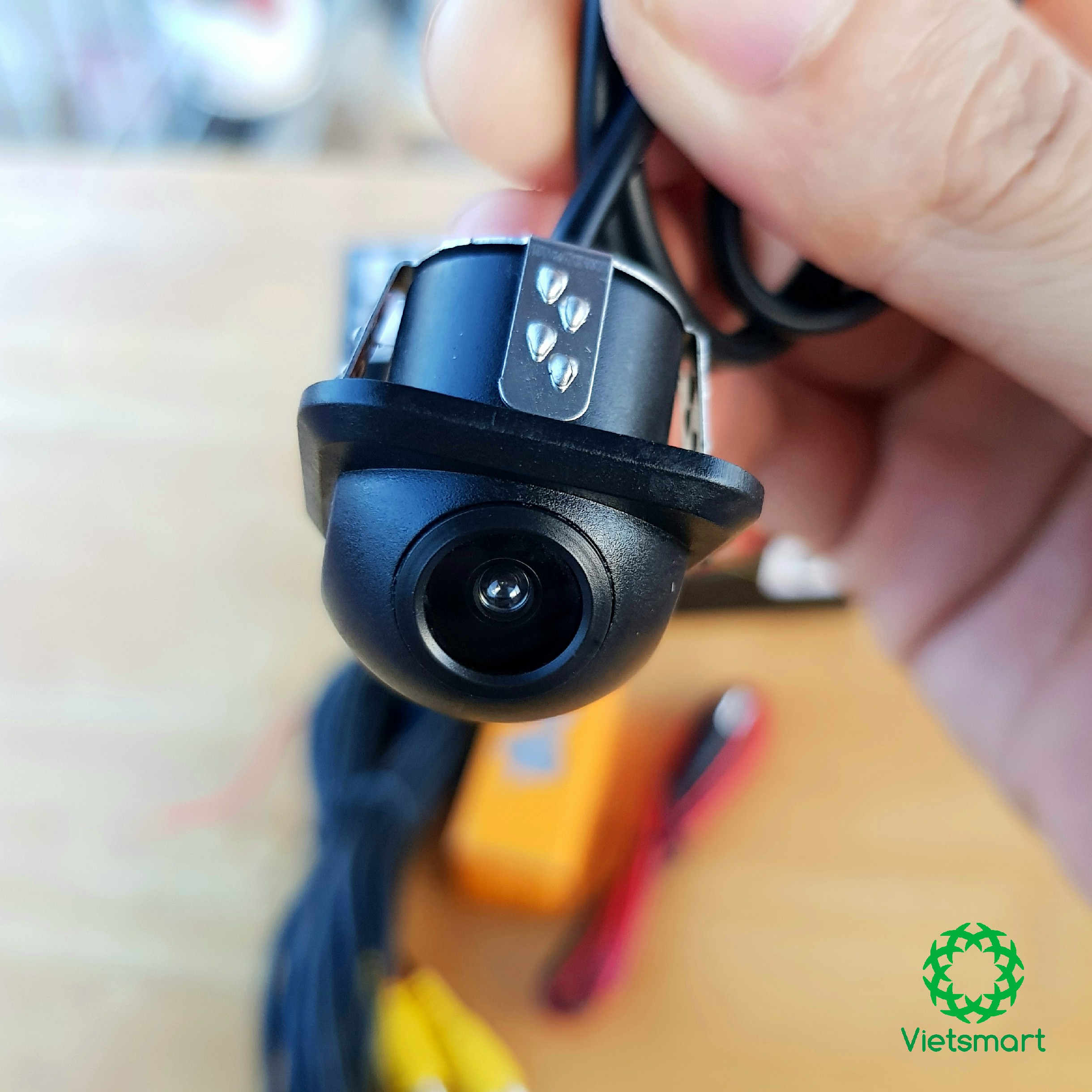 Camera căn lề, camera cạp lề phải, loại khoan gương, chống nước (kèm mũi khoan)