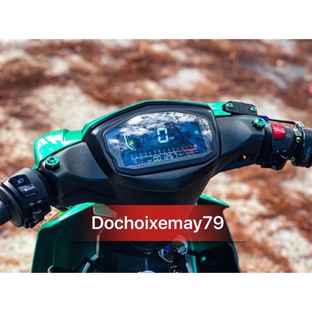 Đồng hồ điện tử Ducati gắn cho Sirius kèm bợ cổ