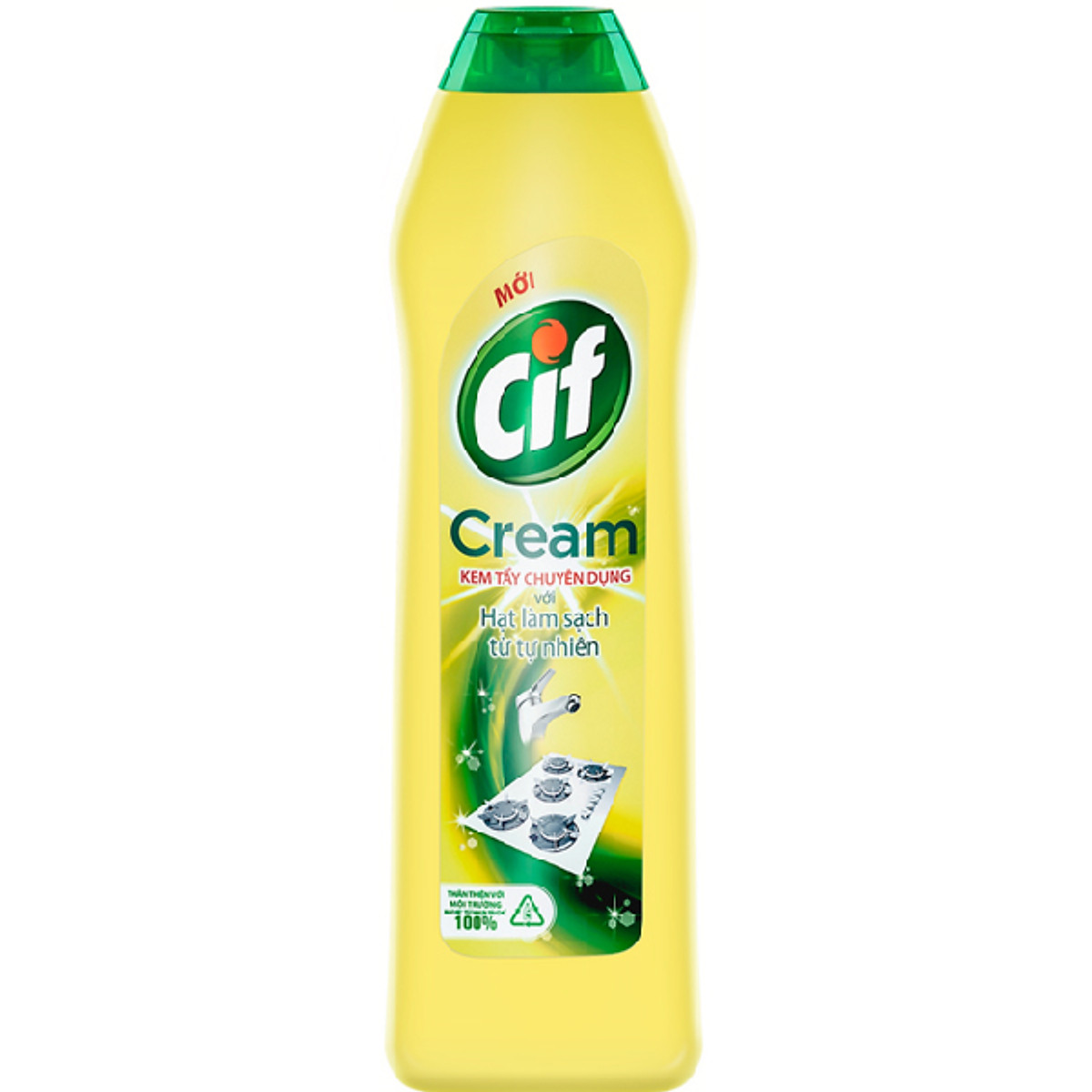 Kem Tẩy Đa Năng Kháng Khuẩn Cif Hương Chanh (mẫu mới Sunlight)