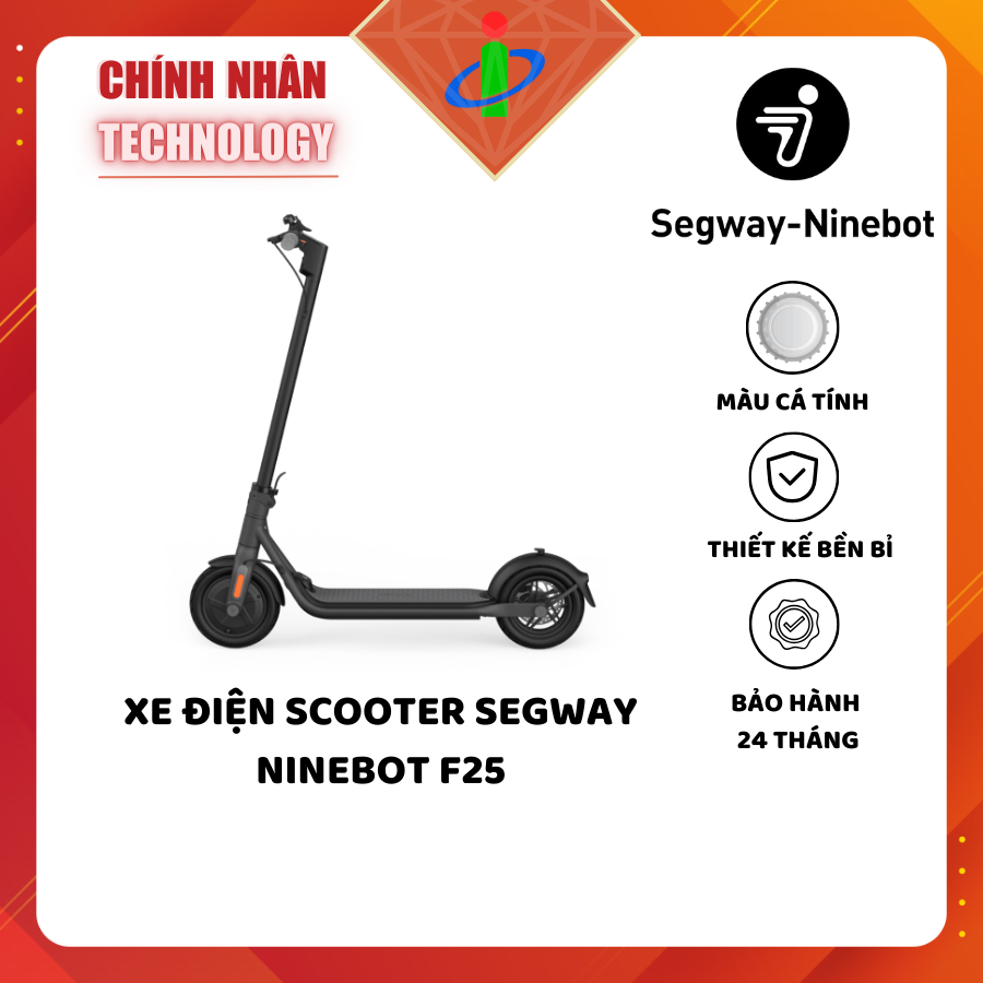 Xe điện Scooter Segway Ninebot F25 Bảo hành 24 tháng Chinh Nhan Technology