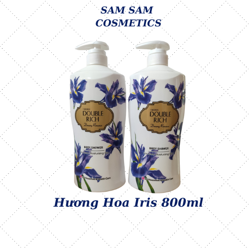 Sữa Tắm Double Rich ( 800 ML ) Hương Hoa IRIS thương hiệu Hàn Quốc