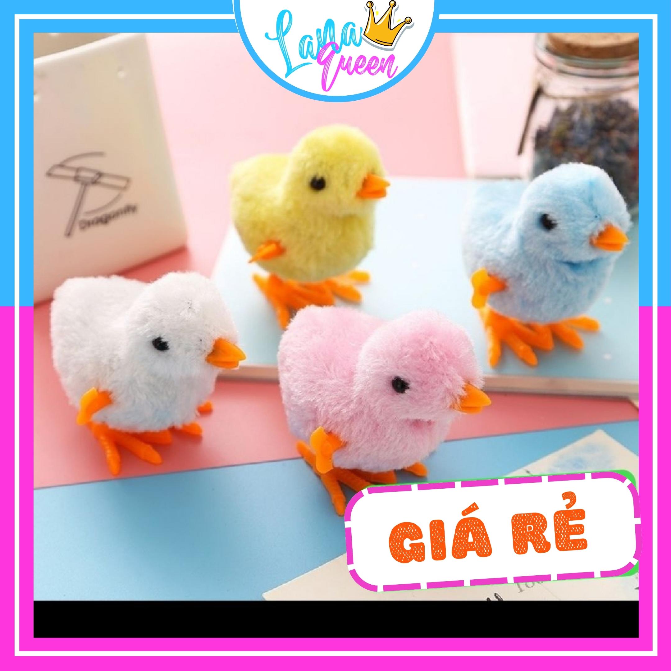 Đồ chơi gà vặn cót combo 2 con gà vặn dây cót biết nhảy - lana queen