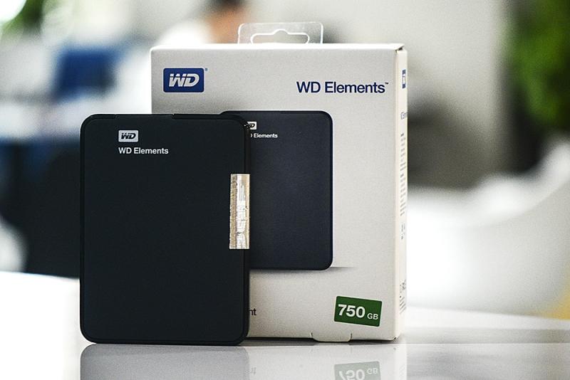 Ổ cứng di động wd element 750gb