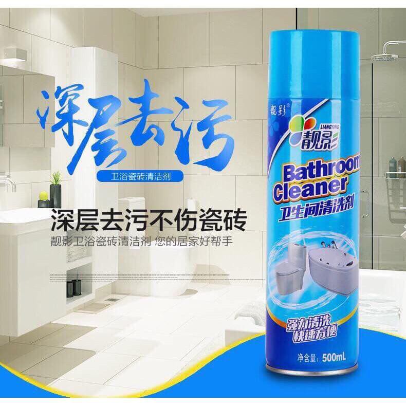(VỆ SINH NHÀ TẮM, TOILET) -BÌNH XỊT TẨY ĐA NĂNG NHÀ TẮM BATHROOM CLEANER 500 ML- TẨY SẠCH VẾT BẨN