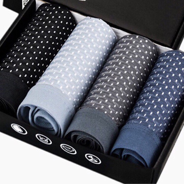 Combo 4 quần sịp đùi boxer thông hơi thoáng mát - quần lót nam