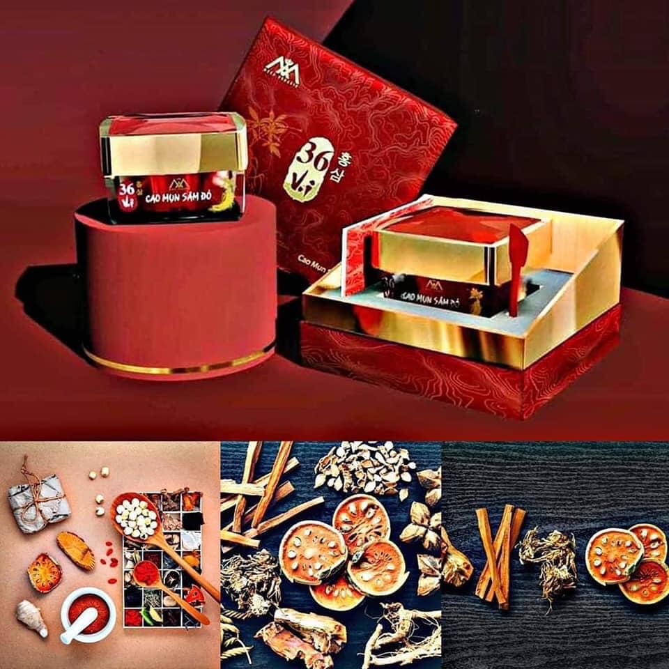 Cao mụn sâm đỏ 36 vị hủ to15gram