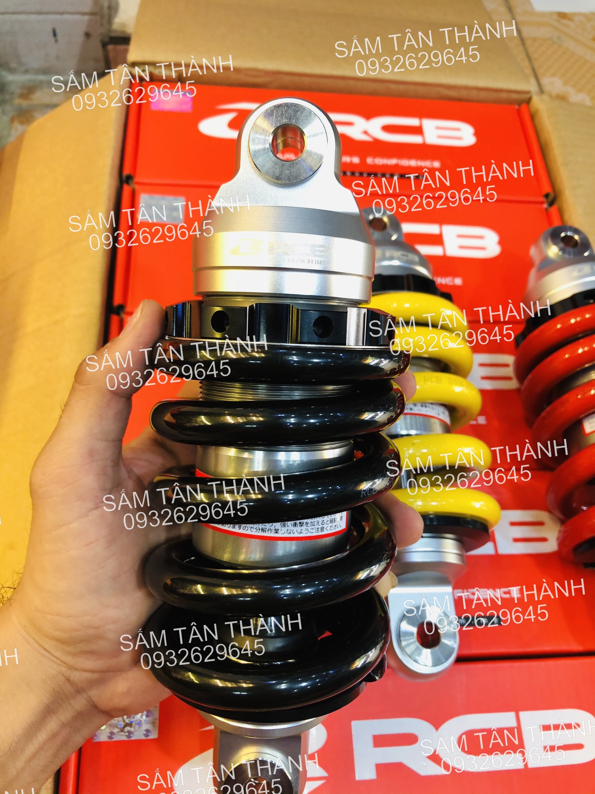 Phuộc RCB E2 gắn cho EXCITER 150 ( Đen )