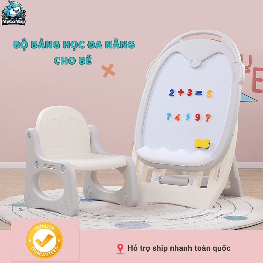 Bộ bảng học cho bé bảng vẽ cho bé hình chim cánh cụt, Chỉnh được chiều cao