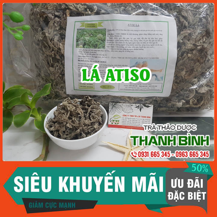 Lá Atiso Đà Lạt Khô 500G Hàng Cty Loại Đặc Biệt - Dược Liệu Thanh Bình