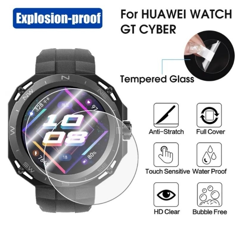 Set 3 Kính cường lực 2.5D dành cho đồng hồ Huawei Watch GT Cyber
