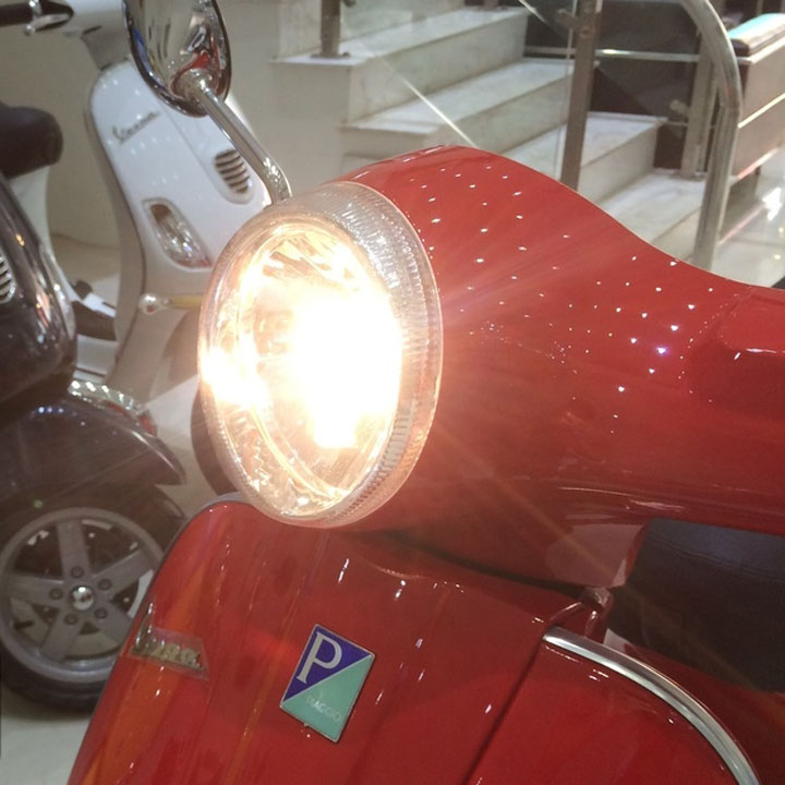 Bộ pha đèn xe Vespa LX - Vành đèn pha xe máy Vespa Primavera, chuyên linh kiện xe máy giá rẻ