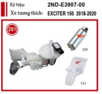 Bộ bơm xăng dòng xe exciter 150 2018 chính hãng se