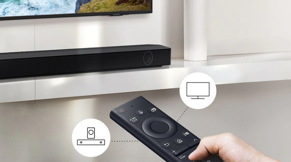 Loa thanh Samsung HW-B550/XV Công suất 410W -Công nghệ âm thanh chuẩn Dolby  2ch/DTS Virtual:X -Điều khiển thông minh One Remote Control | Lazada.vn