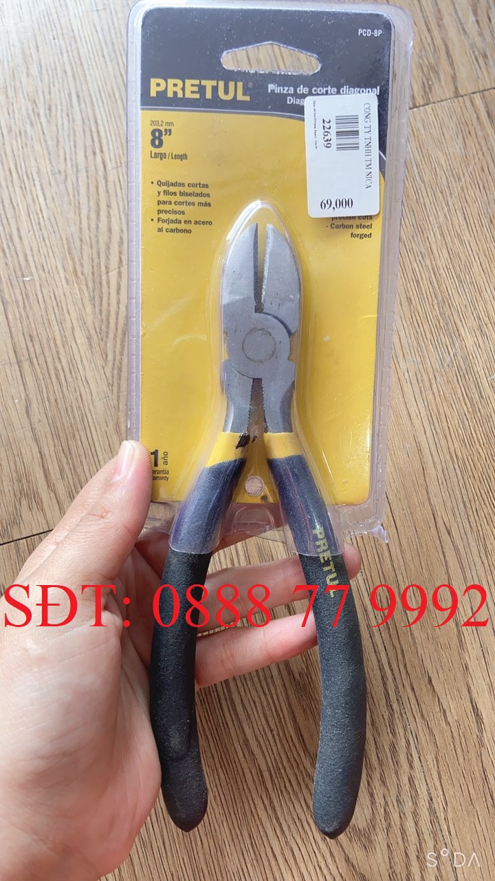 Kềm cắt 200mm pretul - 22639