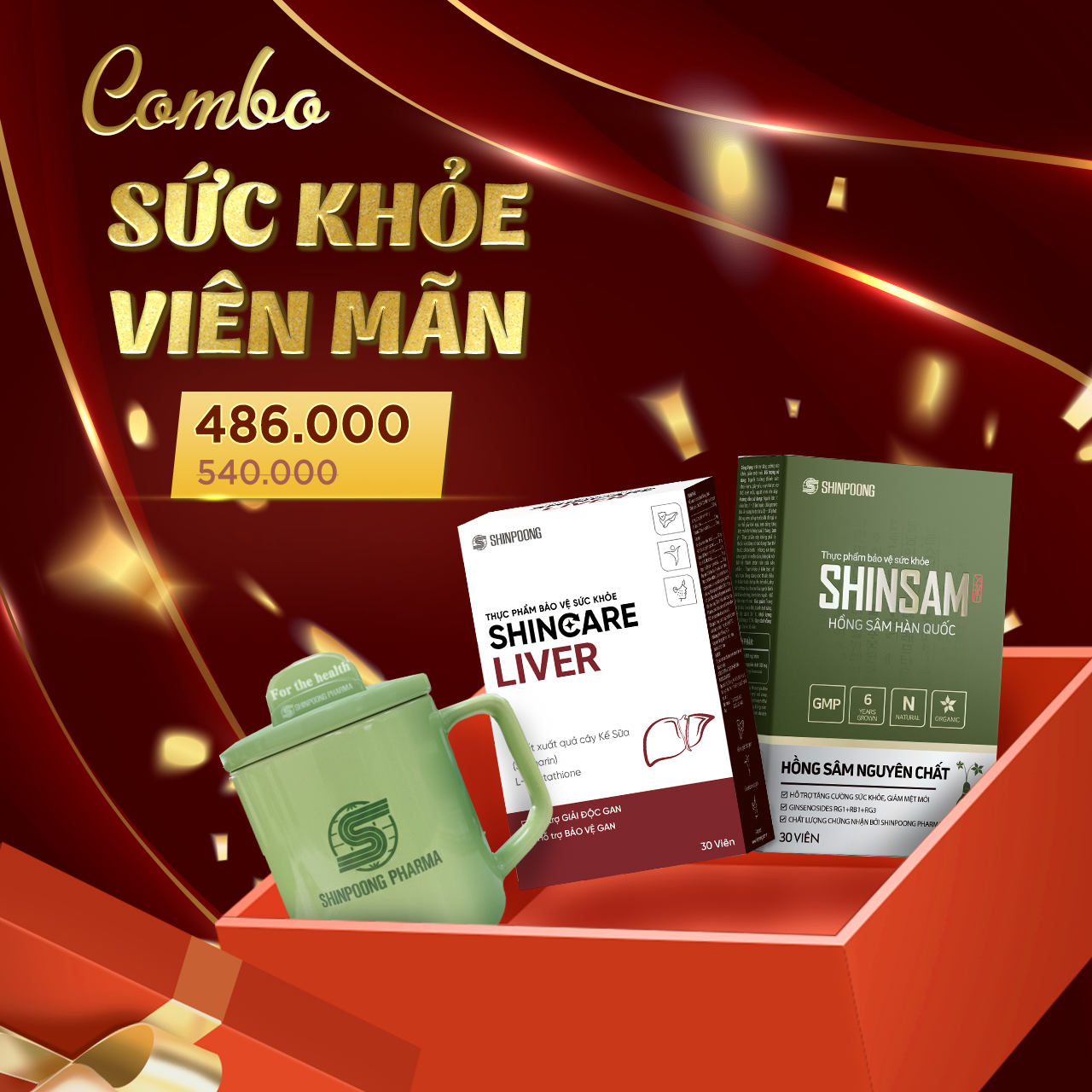 COMBO SỨC KHỎE VIÊN MÃN - Shinpoong Pharma