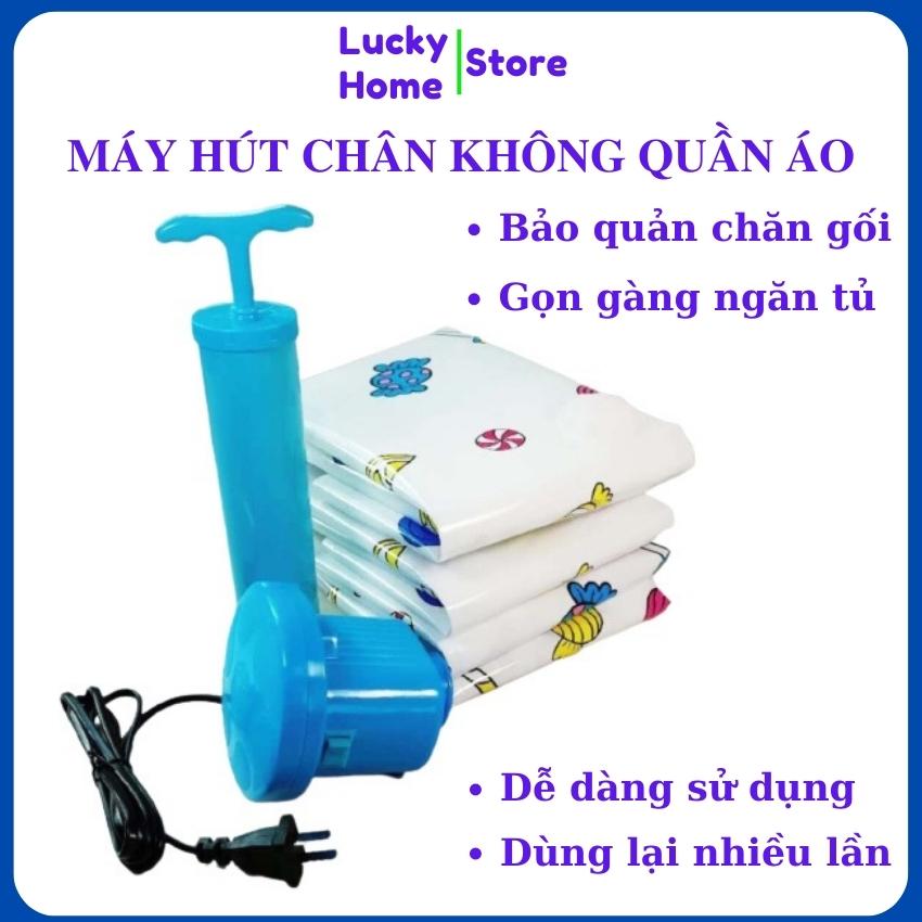 Máy hút chân không quần áo, Combo máy hút + 10 túi. Túi hút chân không chăn màn, Túi hút chân không quần áo. máy hút chân không quần áo chăn màn, túi hút chân không, hút chân không quần áo, máy hút chán không chăn gối gấu bông