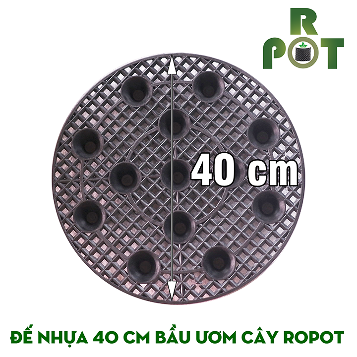 Đế lót bầu ươm cây thông minh ROPOT ĐK 40cm